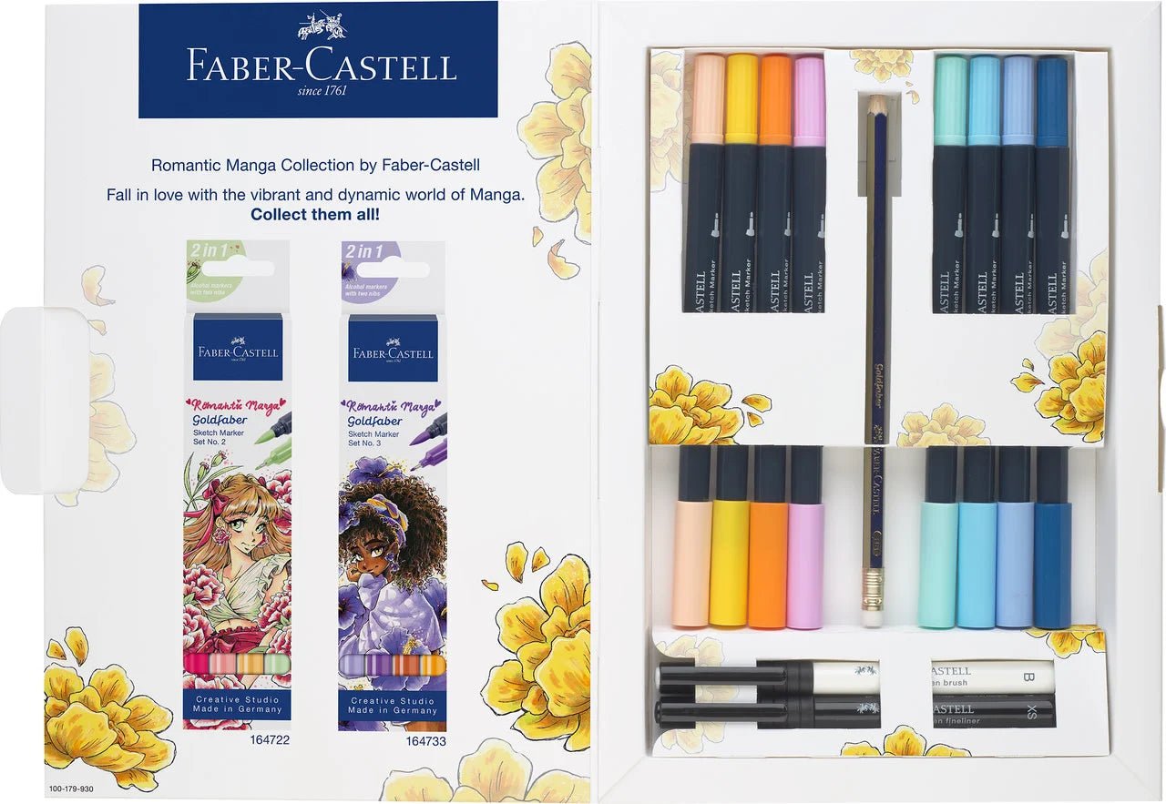 Set n°1 GOLDFABER SKETCH MARKER - Coffret 10 pièces - FABER - CASTELL - 4005401647010