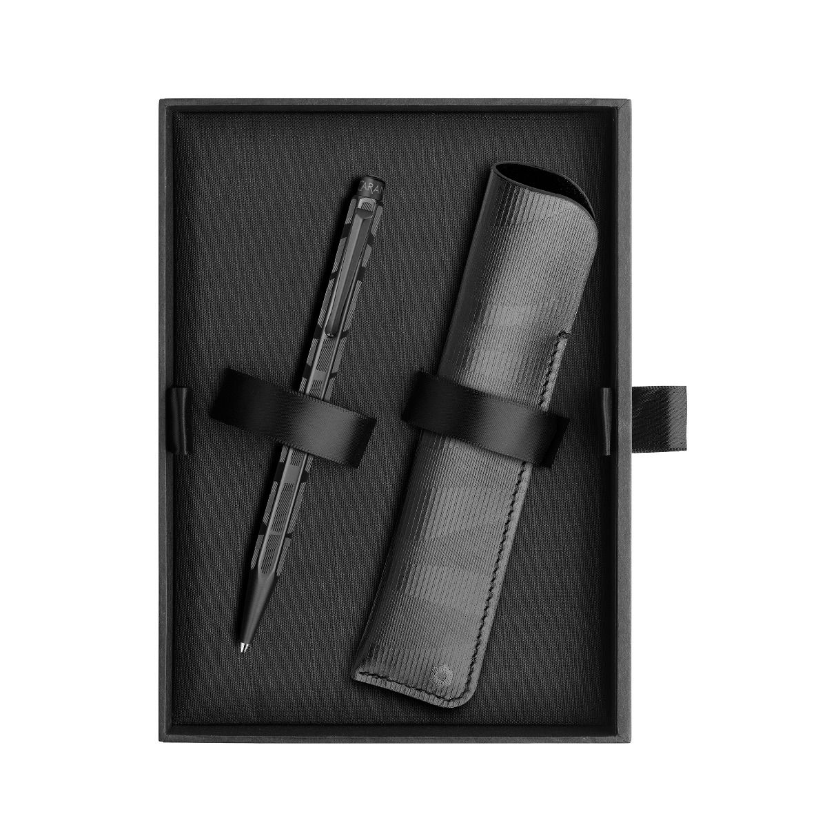 Set stylo bille CARAN D'ACHE Ecridor Black Lines - 7630002360364