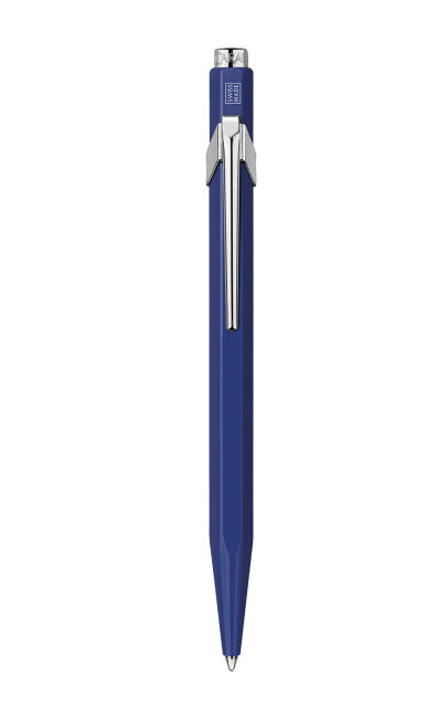 Set stylo bille + porte-mine CARAN D'ACHE 849 - Bleu - -
