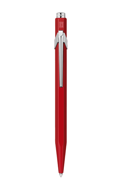 Set stylo bille + porte - mine CARAN D'ACHE 849 Classic Line - Rouge - 7630002352994