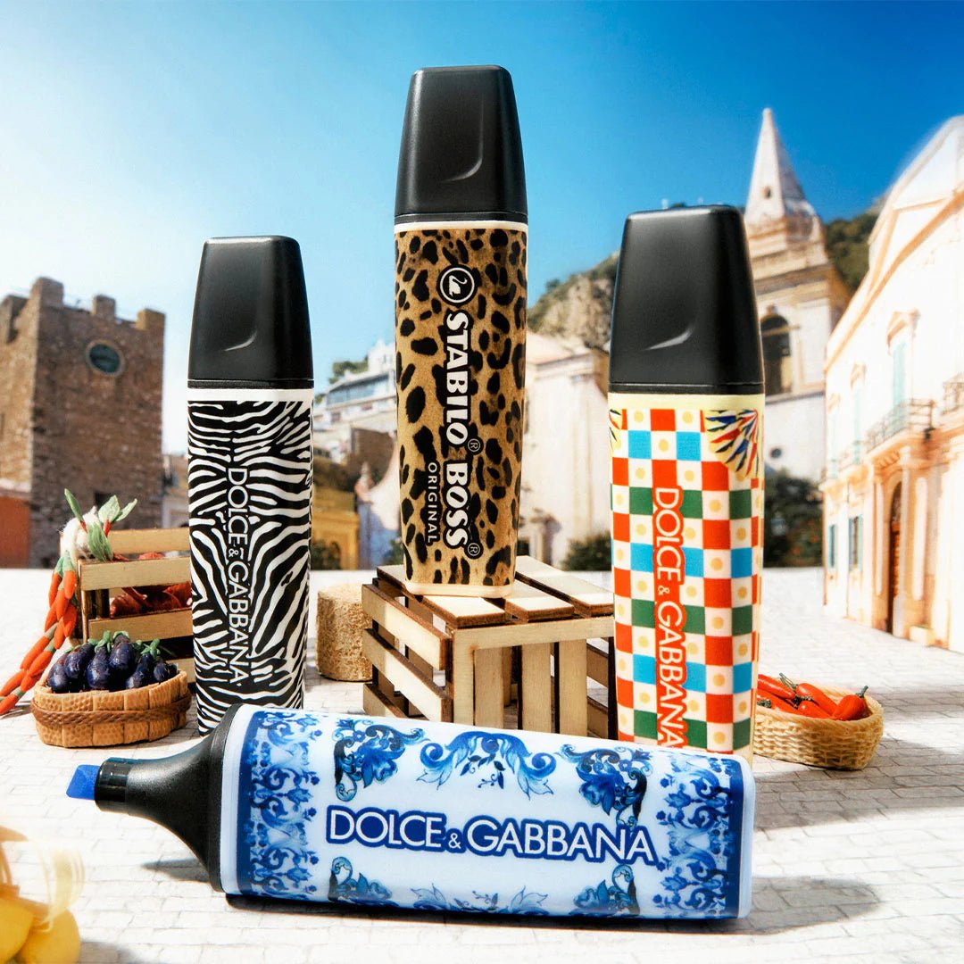 STABILO BOSS ORIGINAL x DOLCE&GABBANA - Coffret 4 Surligneurs - 
