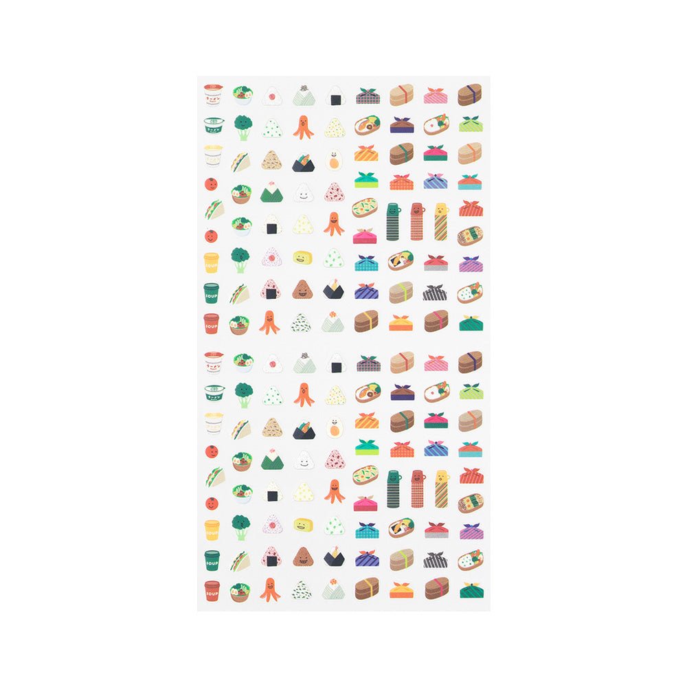 Stickers repositionnables MIDORI Collection - Bento - 