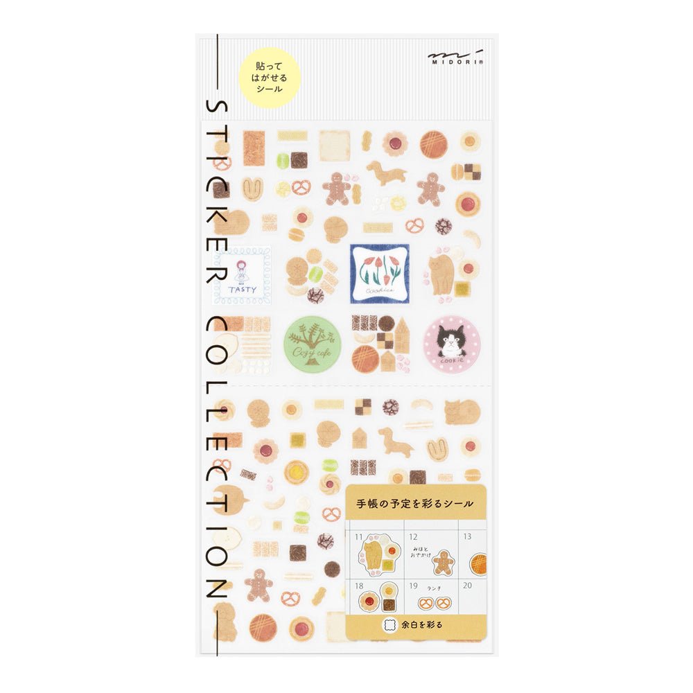 Stickers repositionnables MIDORI Collection - Cookies - 4902805827423