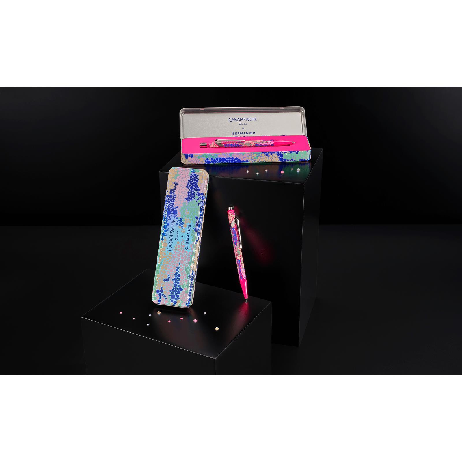 Stylo bille CARAN D'ACHE 849 Germanier Édition Spéciale - Rose - 