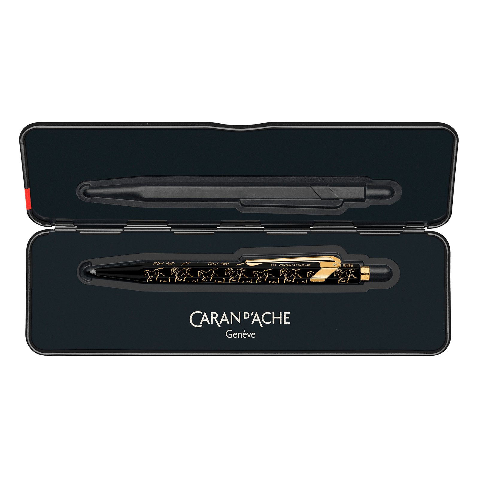 Stylo bille CARAN D'ACHE 849 Horse Noir Édition Spéciale - 