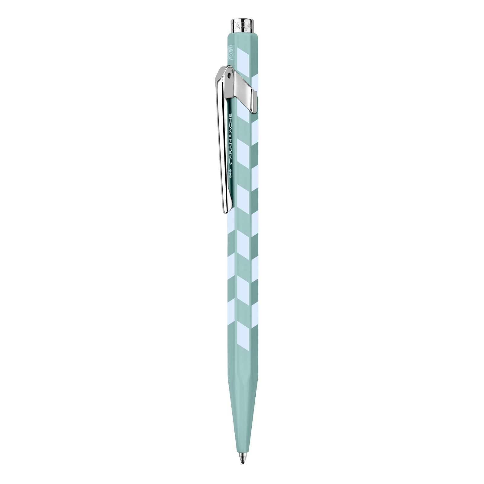 Stylo bille CARAN D'ACHE 849 Mosaic Édition Spéciale - Vert d’Eau - 7630002364461