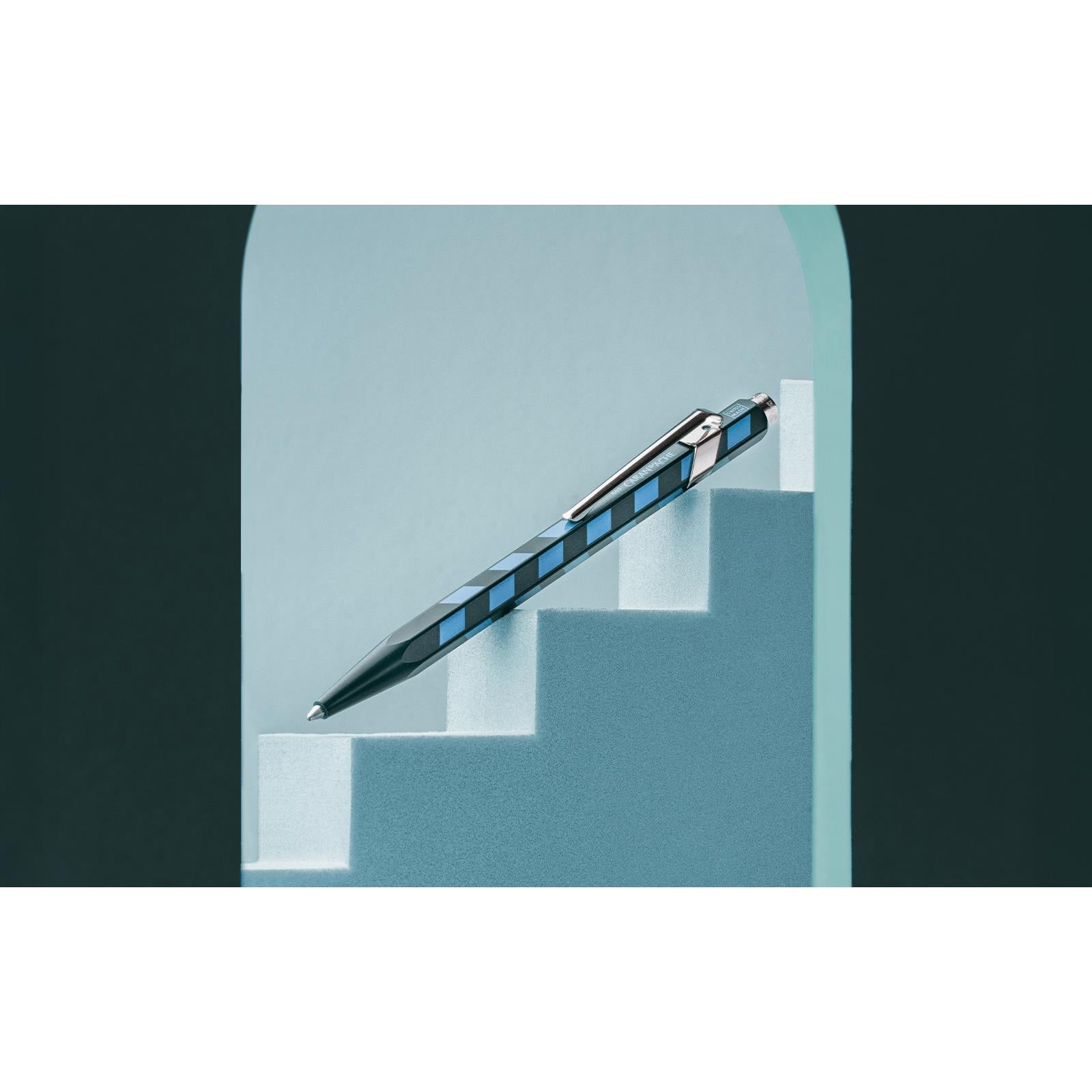 Stylo bille CARAN D'ACHE 849 Mosaic Édition Spéciale - Vert Sapin - 7630002364546