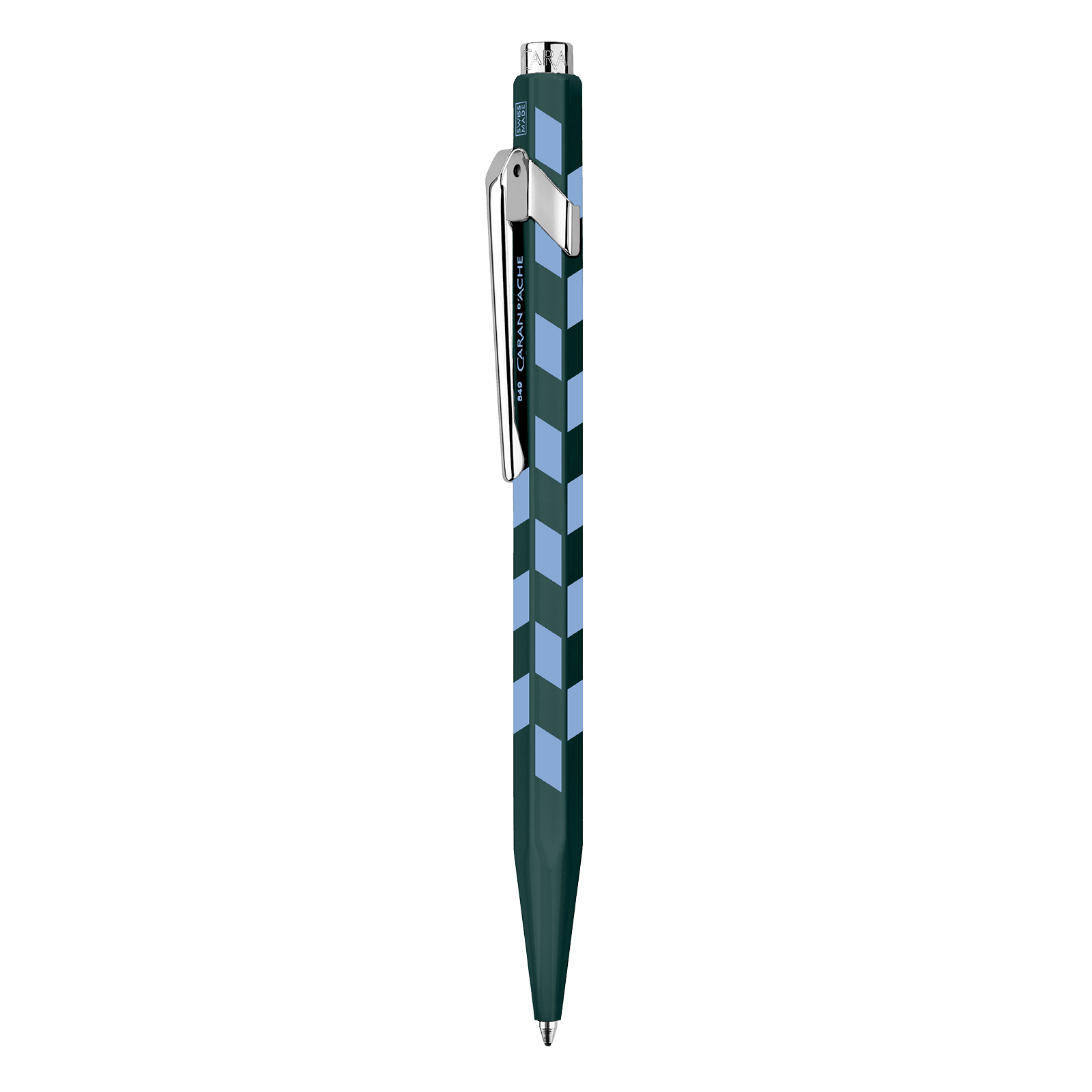 Stylo bille CARAN D'ACHE 849 Mosaic Édition Spéciale - Vert Sapin - 7630002364546