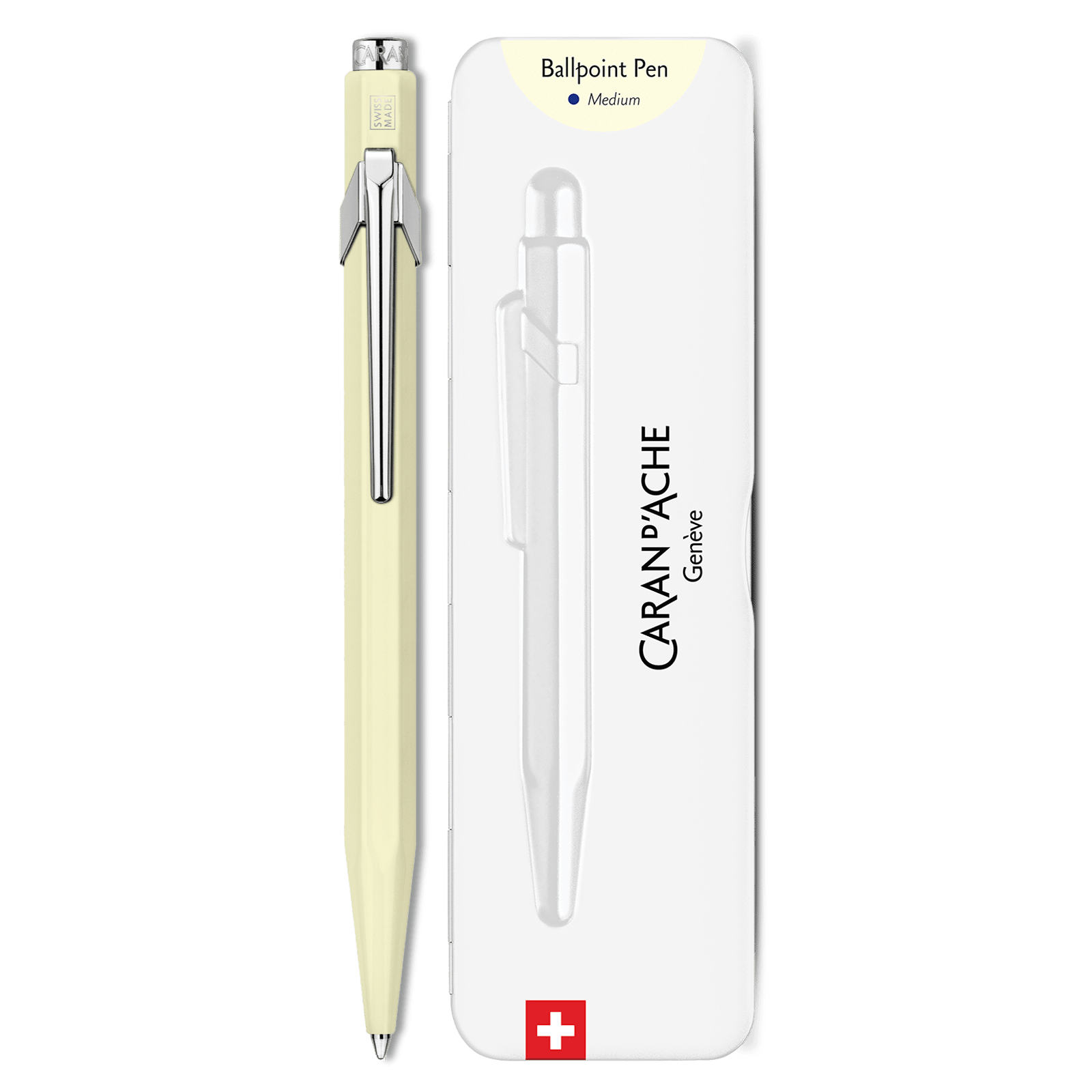 Stylo bille CARAN D'ACHE 849 Pastel - Jaune Pastel - 