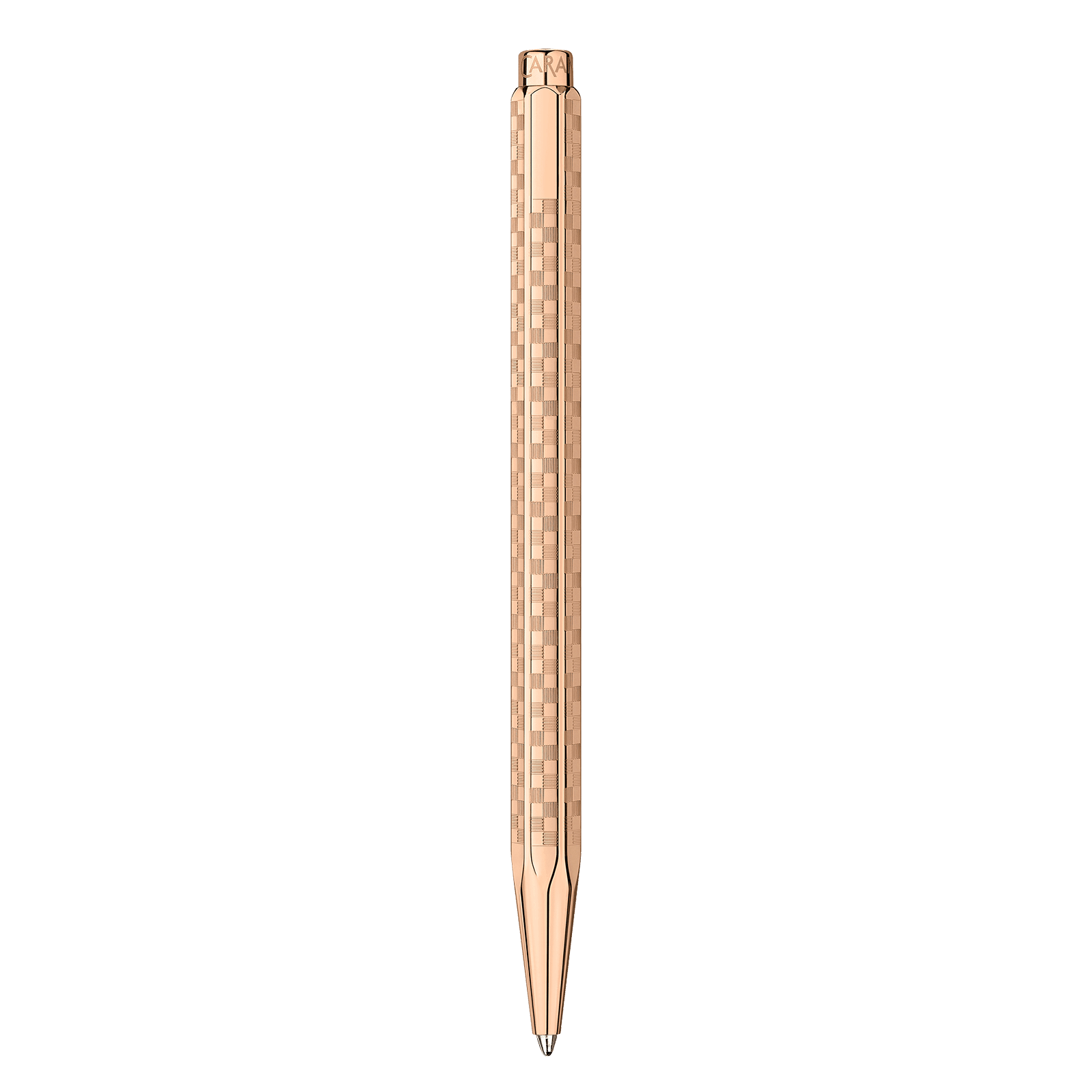Stylo bille CARAN D'ACHE Ecridor Damier Édition Spéciale - Doré Rose - 7630002365130
