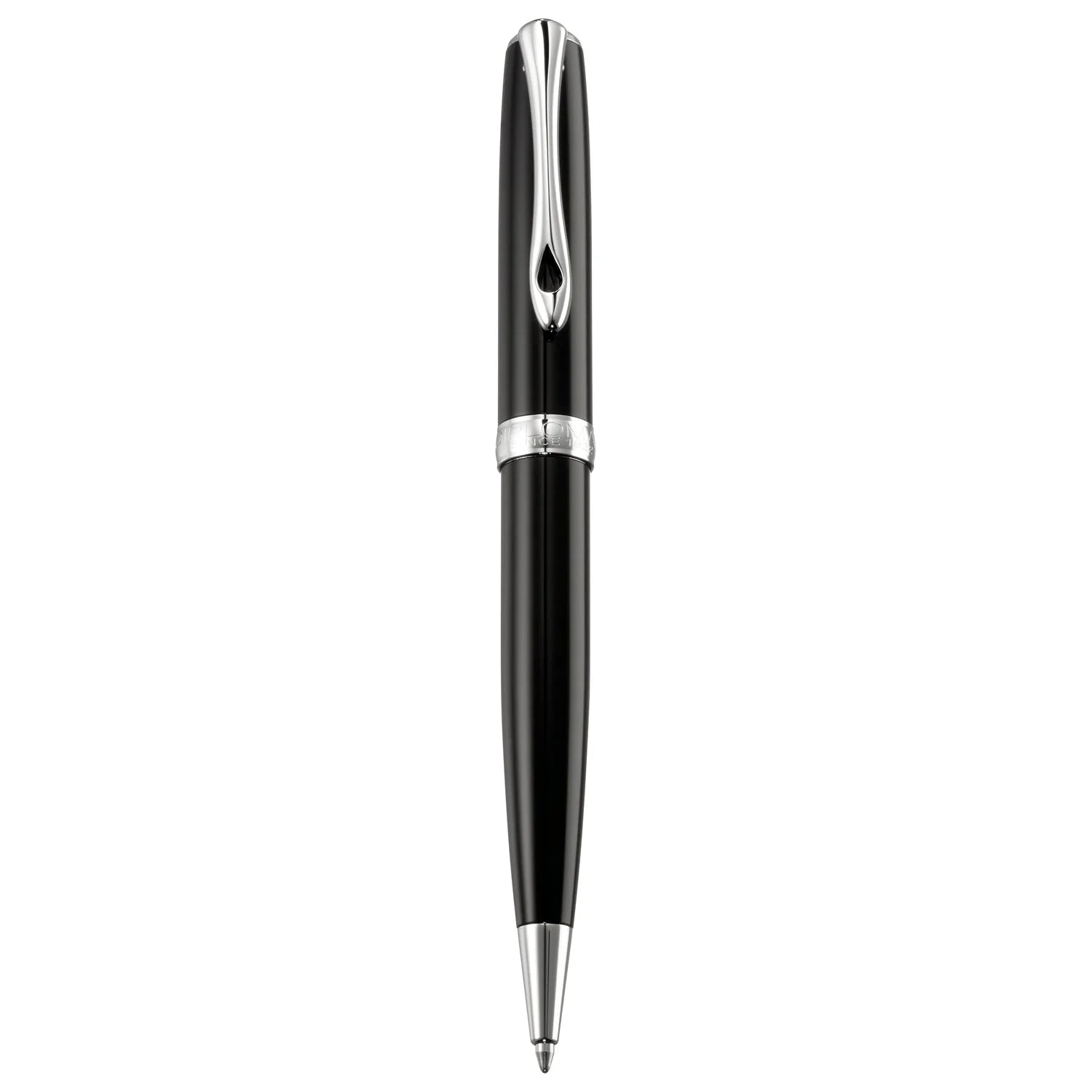 Stylo bille DIPLOMAT Excellence A2 - Black Lacquer Chrome - 4009746009793