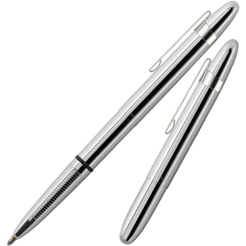 Stylo bille FISHER SPACE PEN Bullet avec Clip - Medium (M) - Chrome - 747609841343