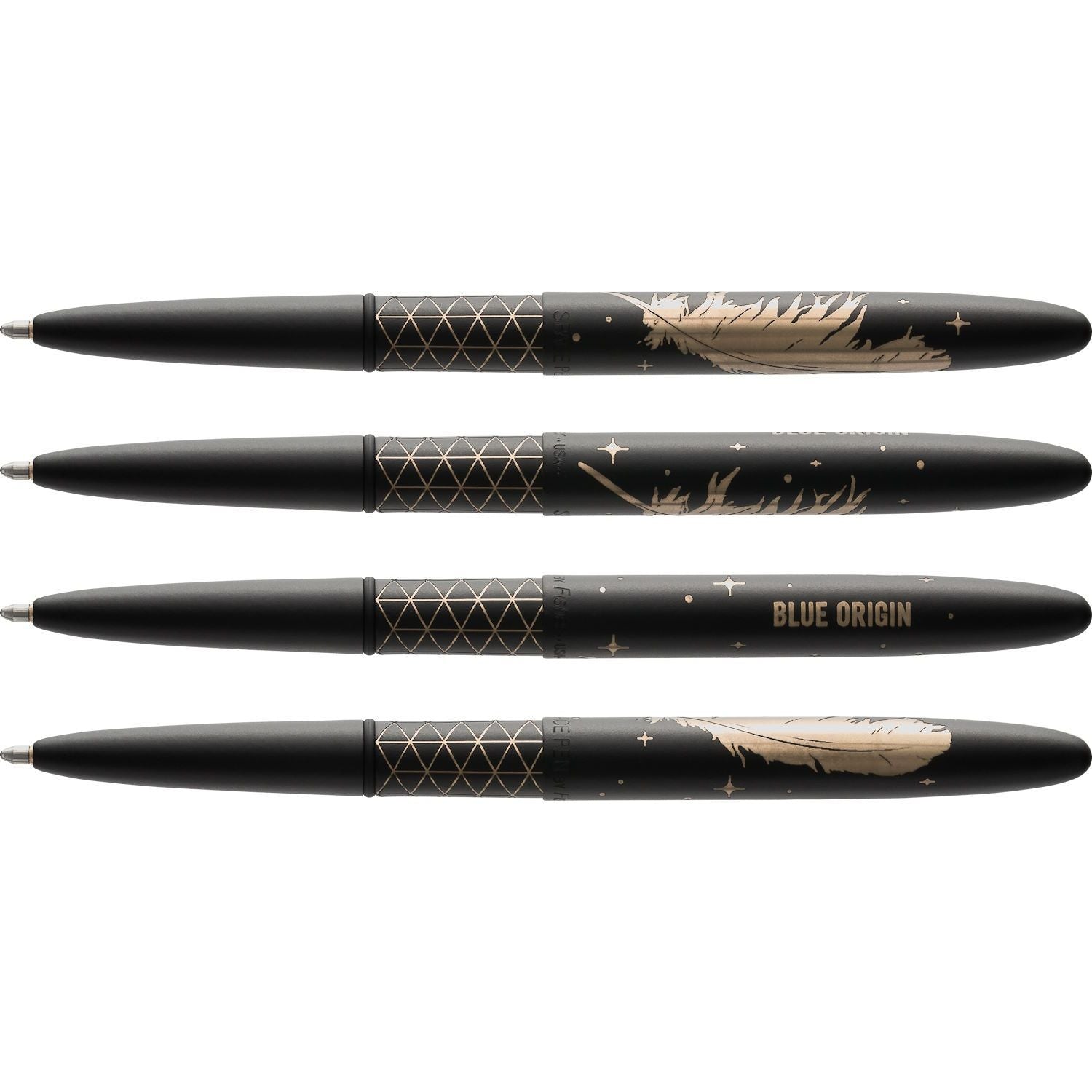 Stylo bille FISHER SPACE PEN Bullet Blue Origin - Noir Mat - 