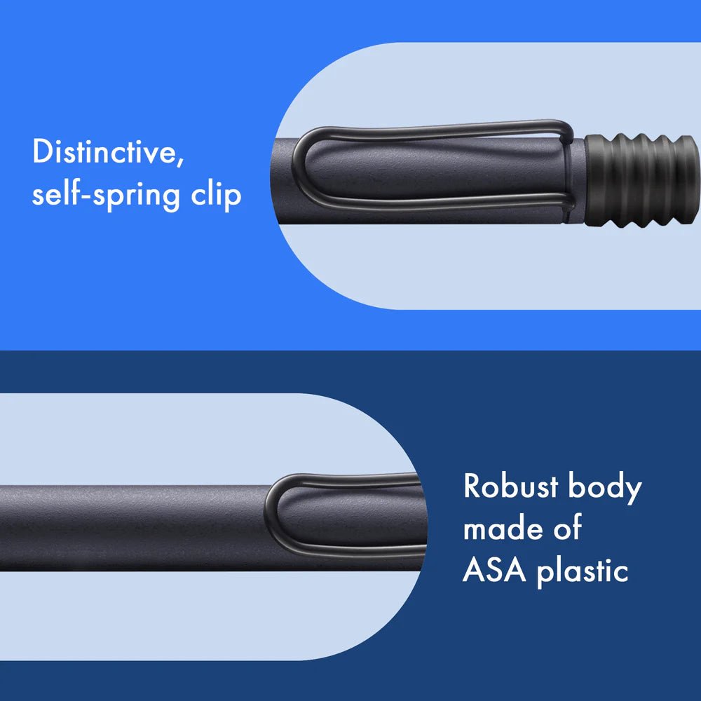 Stylo bille LAMY safari - Steel Black - 4014519763284