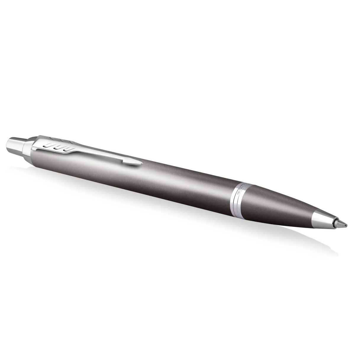 Stylo bille PARKER IM Writing Rituals - Medium (M) - Grey CT - -