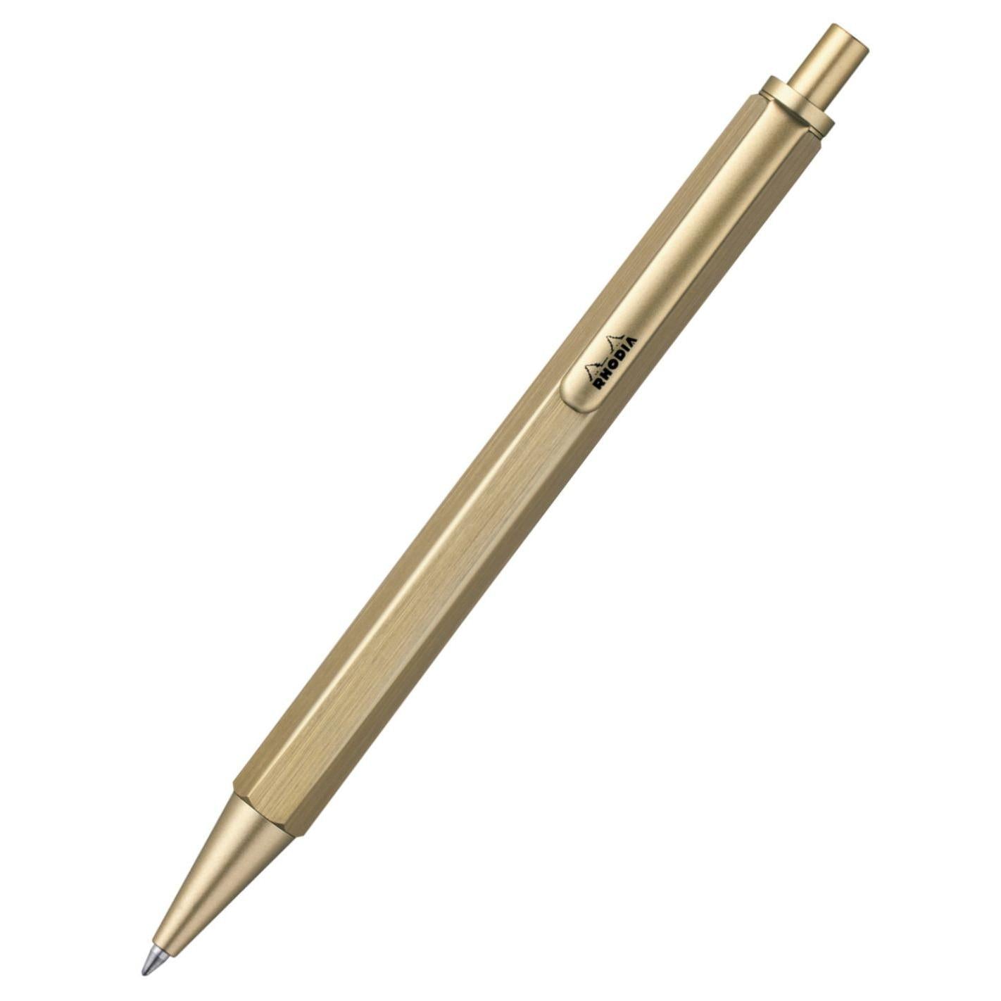 Stylo bille RHODIA scRipt - Or - 3037920093604
