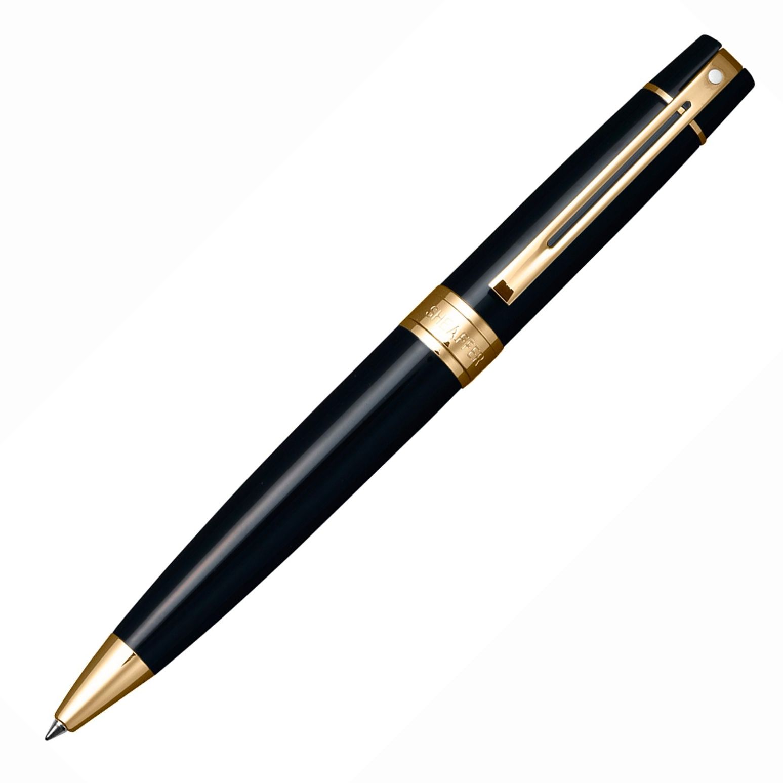 Stylo bille SHEAFFER 300 - Glossy Black GT - 