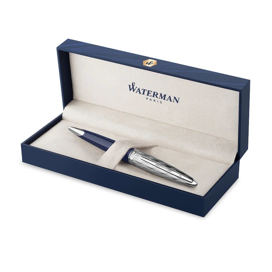 Stylo bille WATERMAN Carène l'Essence du Bleu - Medium (M) - Bleu - 