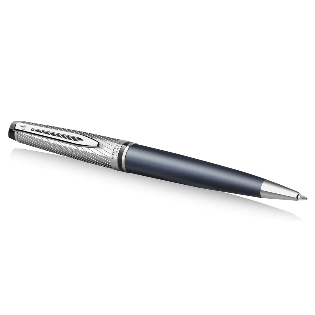 Stylo bille WATERMAN Expert Deluxe - Gris Pierre Laqué Métallisé CT - 3026981876912