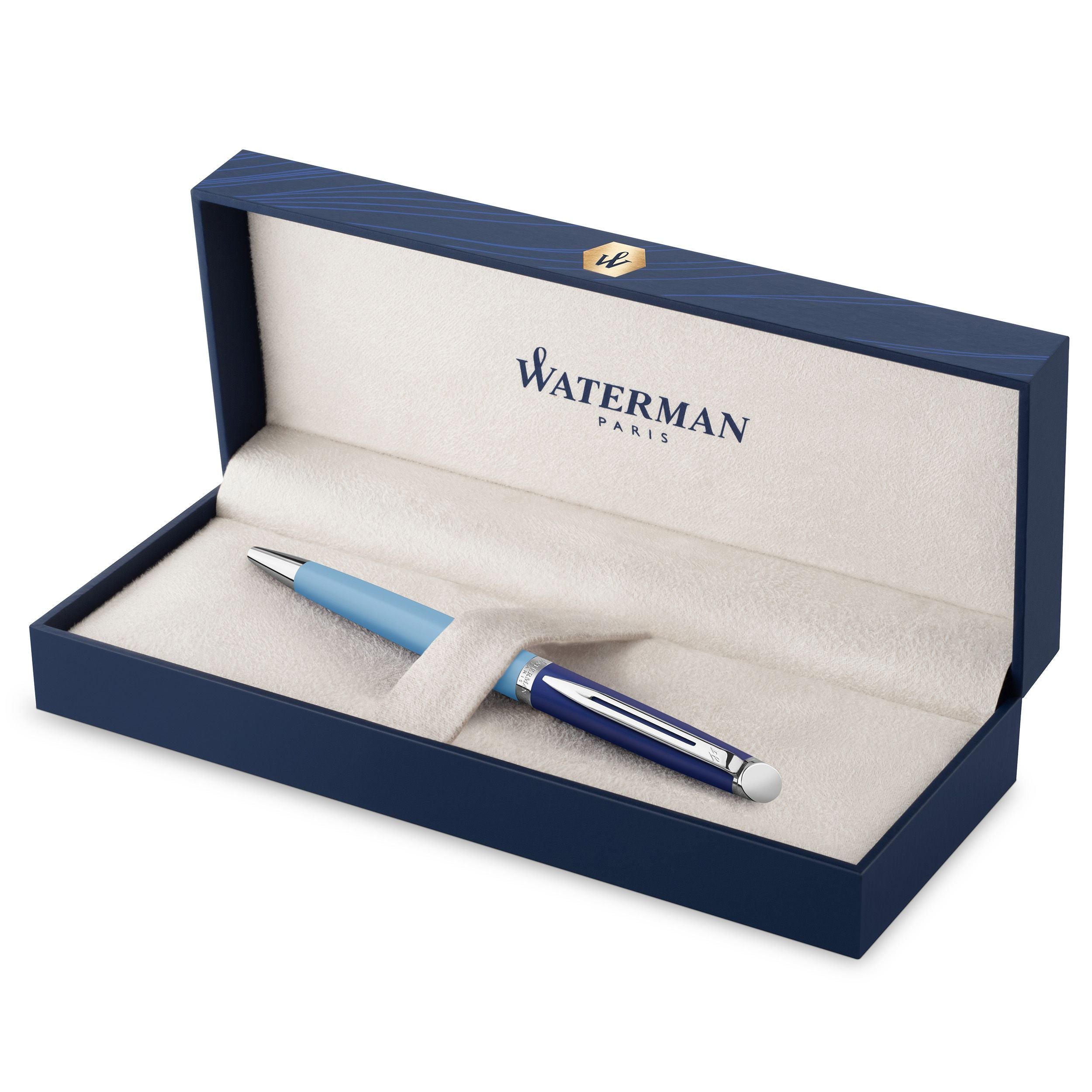Stylo bille WATERMAN Hémisphère Colour Blocking - Bleu CT - 3026981799273