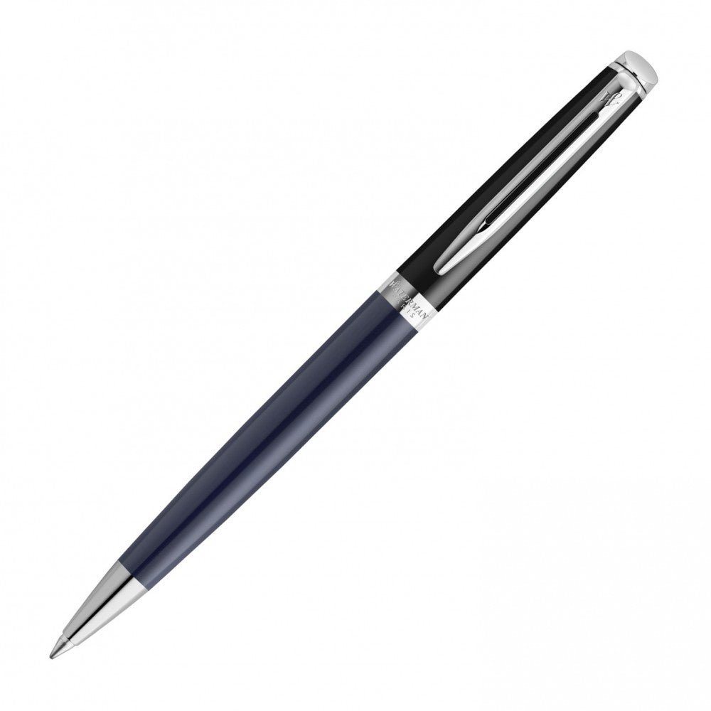Stylo bille WATERMAN Hémisphère Colour Blocking - Noir et Bleu Foncé CT - 3026982028501