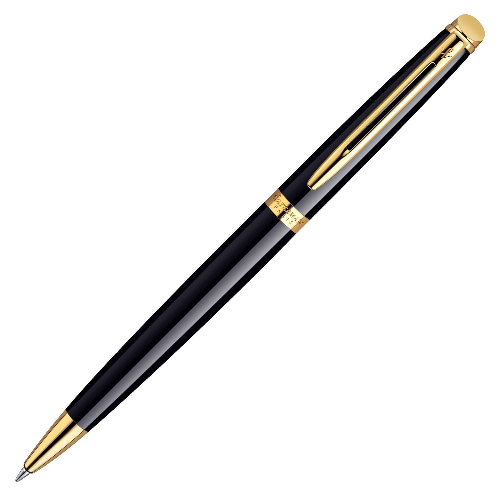 Stylo bille WATERMAN Hémisphère - Noir Laqué GT - 3501170920671