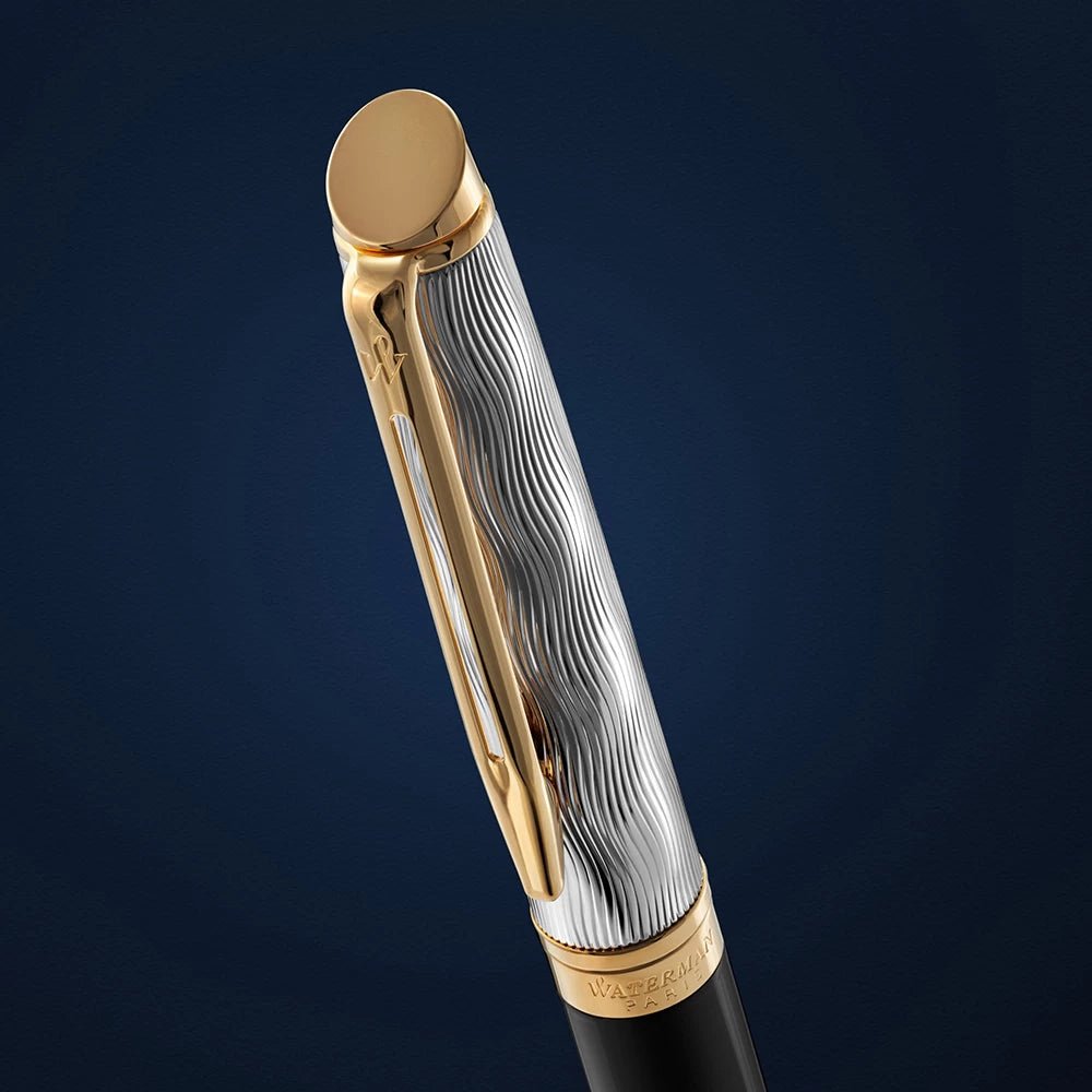 Stylo bille WATERMAN Hémisphère Reflets de Paris - Medium (M) - Noir - -