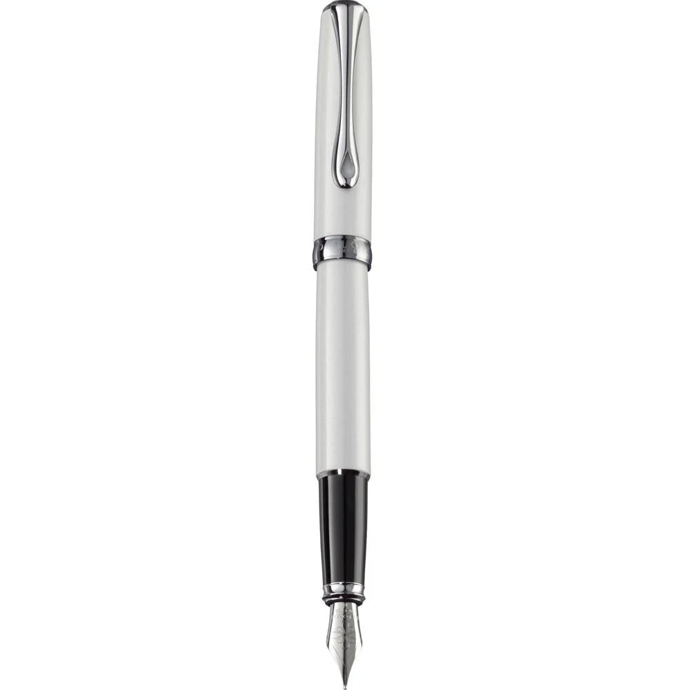 Stylo plume DIPLOMAT Excellence A2 - Pearl White Chrome (plume or 14k) - Extra - fine (EF) - 4009746010584