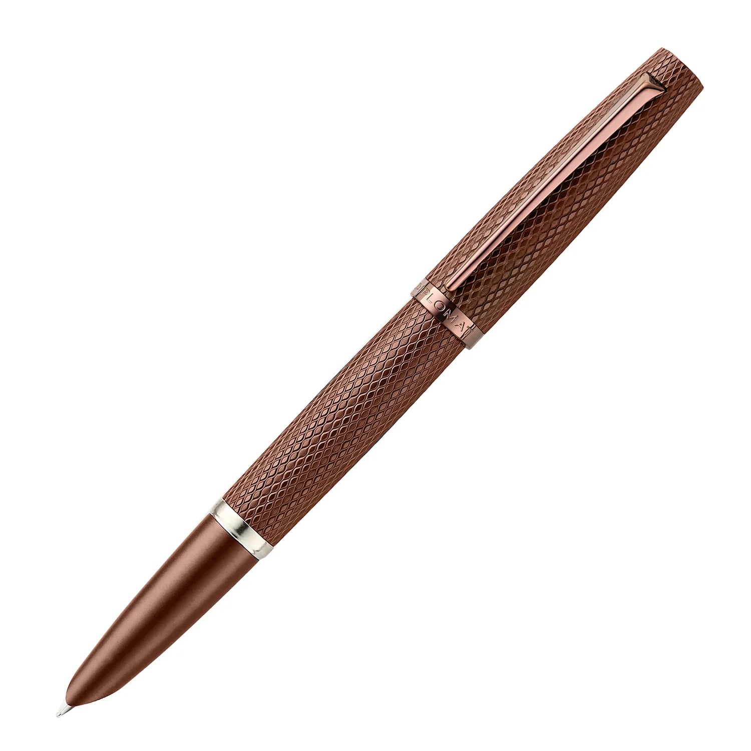 Stylo plume DIPLOMAT Viper - Brown Guilloche - Medium - fine (MF) - 4009746020125