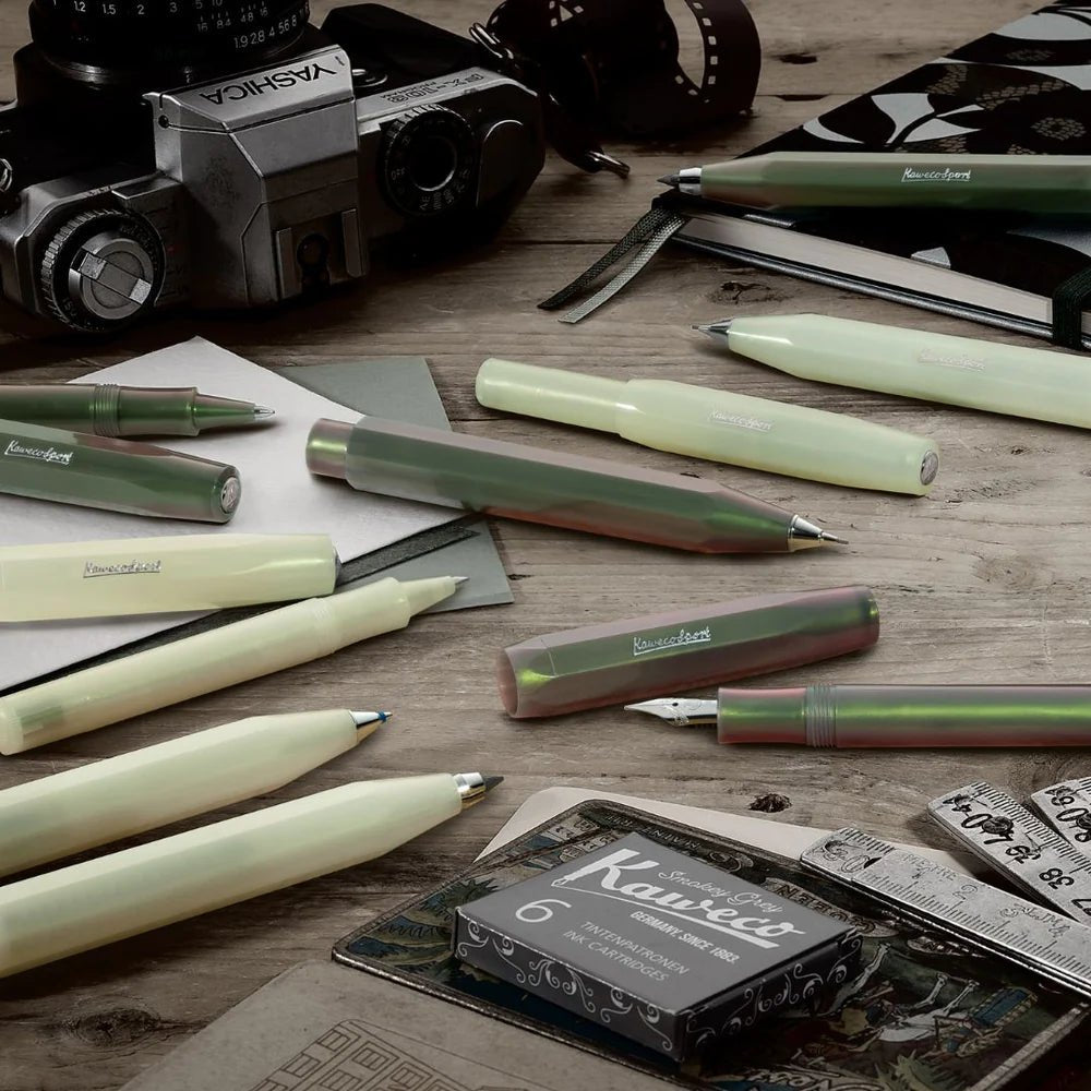 Stylo plume KAWECO Lunar Sport - Shadow Green - Extra - fine (EF) - 4251734928146