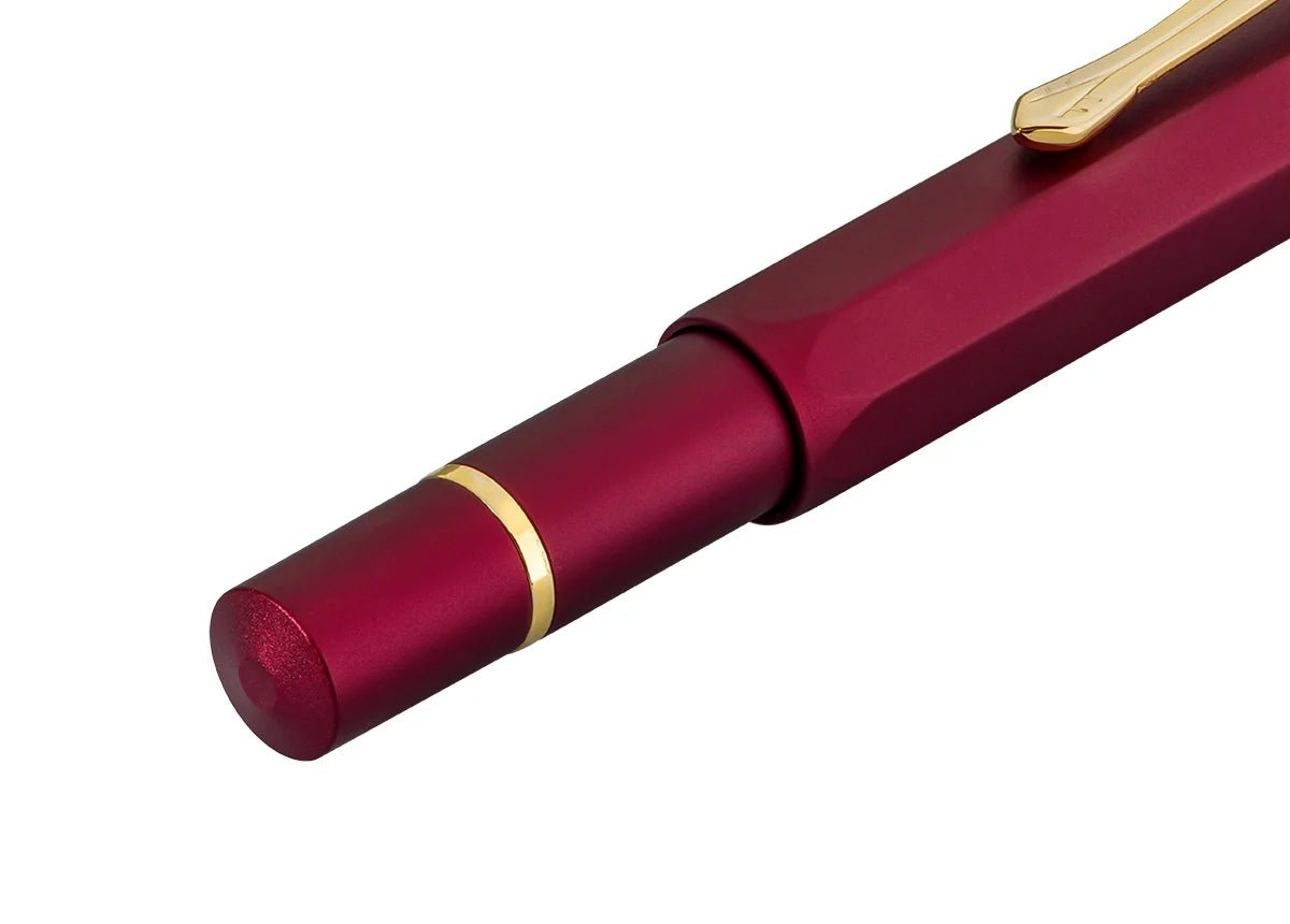 Stylo plume KAWECO Piston Sport AL Bordeaux/Gold - Extra-fine (EF) - 4251734926616