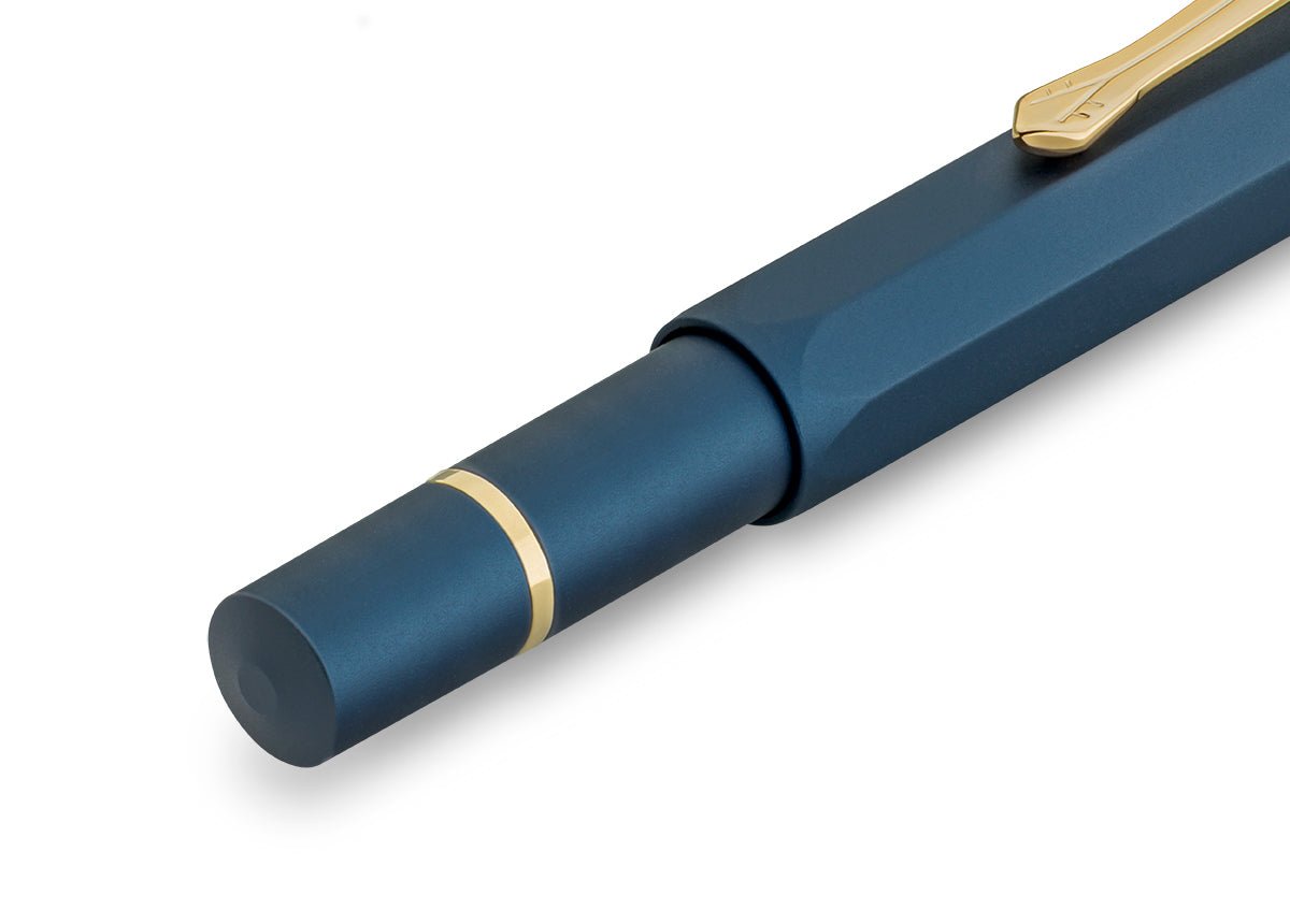 Stylo plume KAWECO Piston Sport AL Navy/Gold - Extra - fine (EF) - 4251734926562