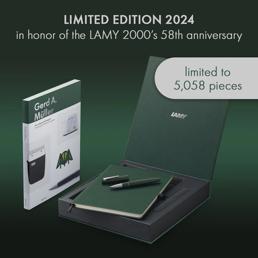 Stylo plume LAMY 2000 Édition Limitée - Pine Green - Fine (F) - 4014519786269