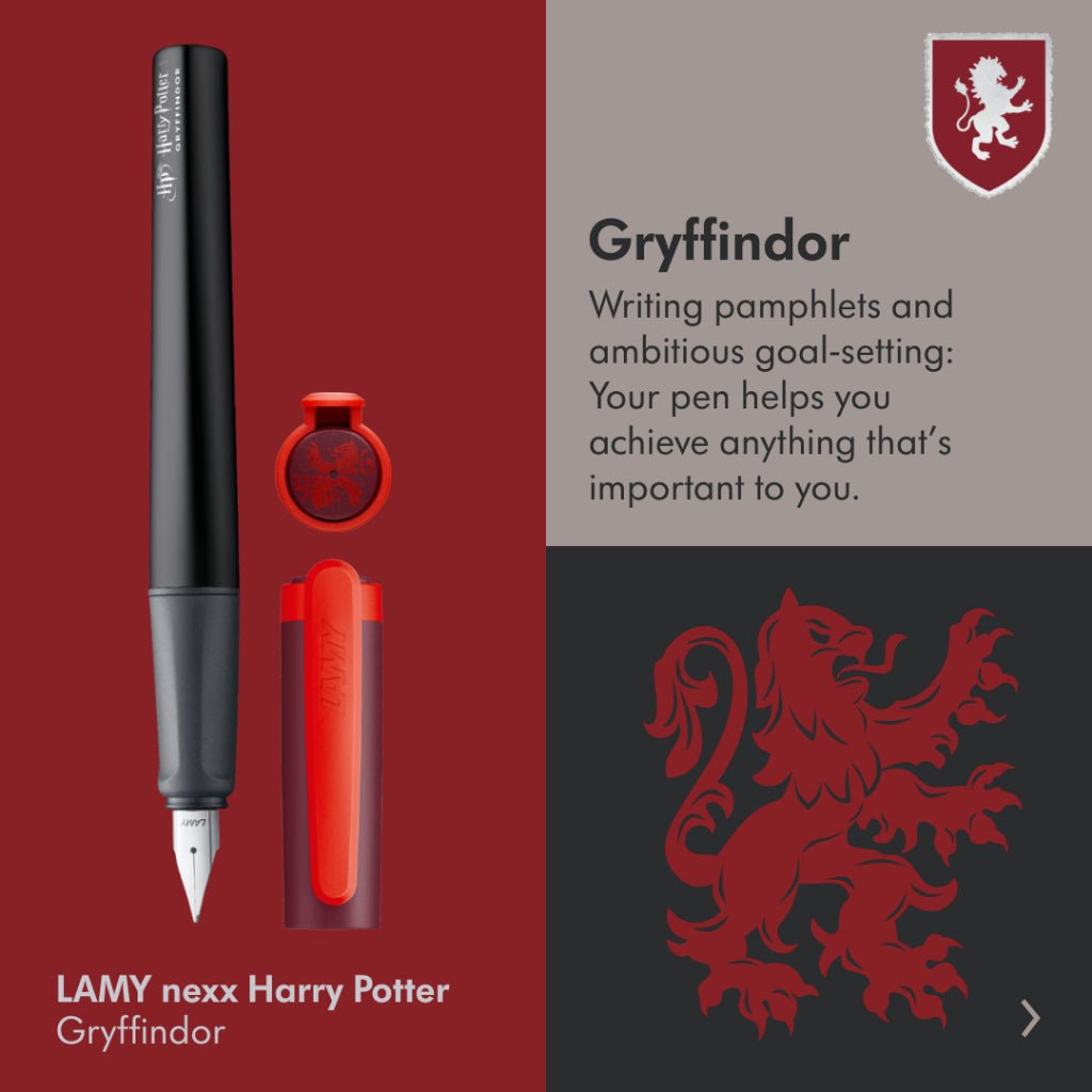 Stylo plume LAMY Nexx Édition Spéciale Harry Potter - Gryffondor - Medium (M) - 