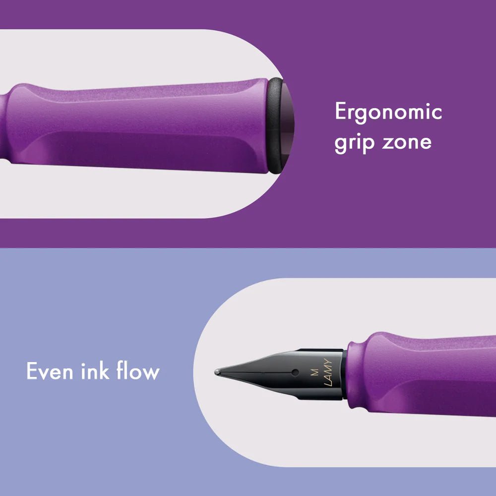 Stylo plume LAMY safari Édition Spéciale 2024 - Violet Blackberry - Extra - fine (EF) - 4014519766018