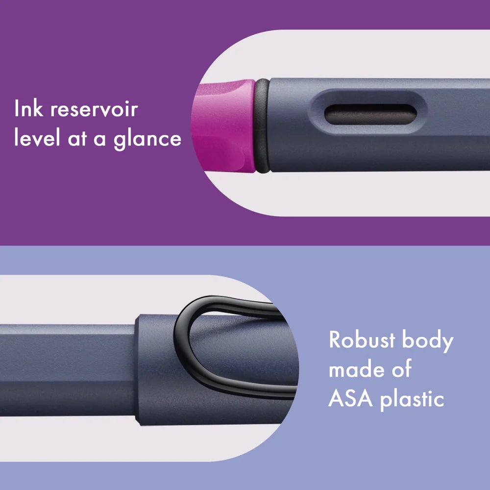 Stylo plume LAMY safari Édition Spéciale 2024 - Violet Blackberry - Extra - fine (EF) - 4014519766018