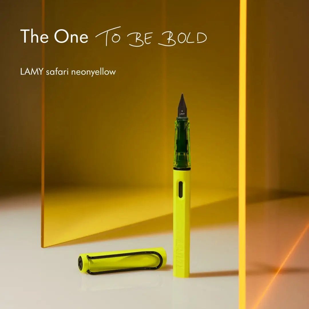 Stylo plume LAMY safari Édition Spéciale 2026 - Neon Yellow - Extra - fine (EF) - 