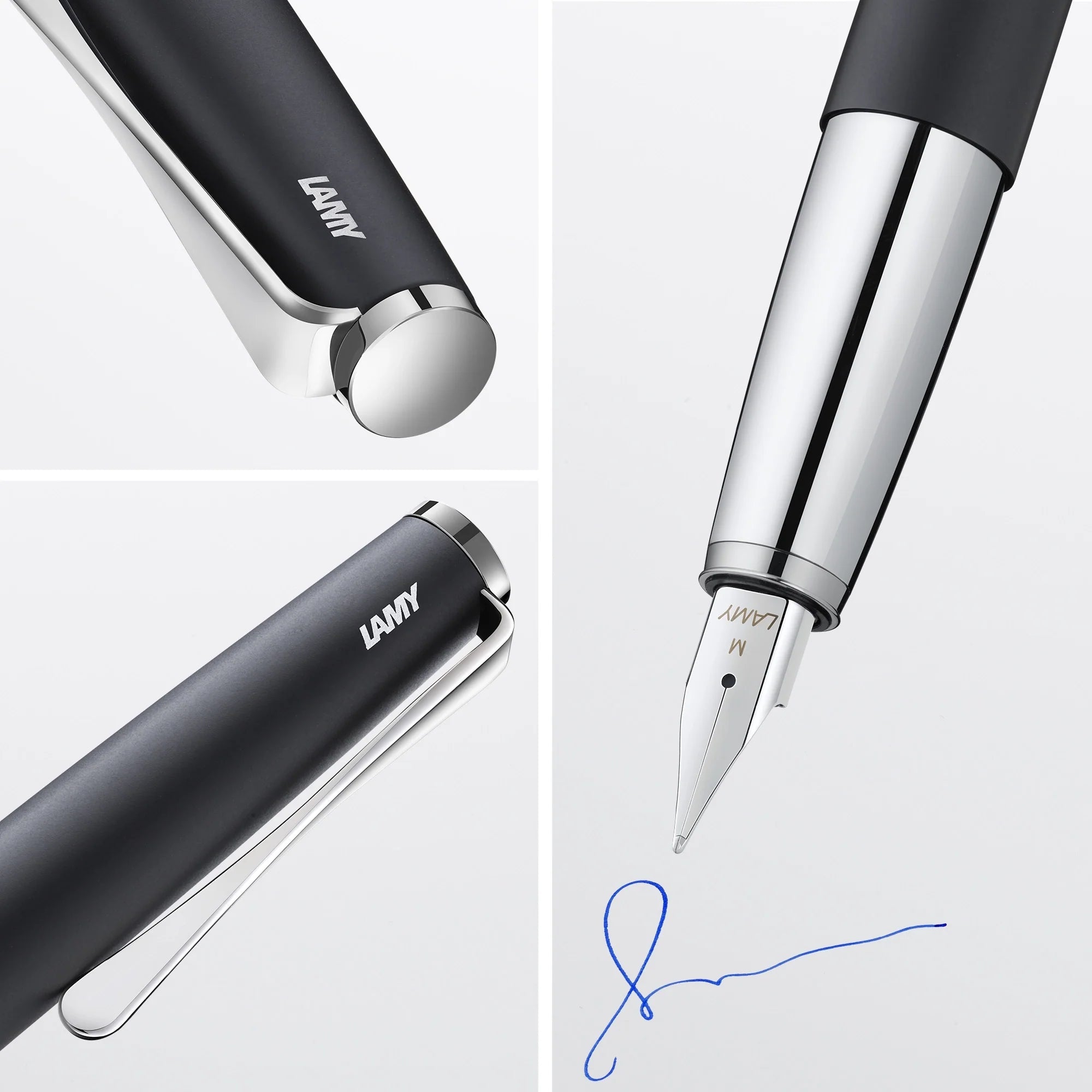 Stylo plume LAMY studio - Black - Extra-fine (EF) - 4014519172901