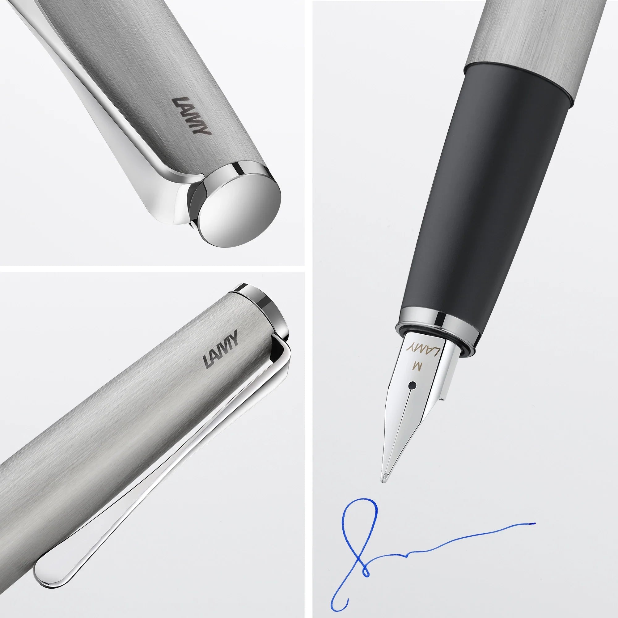 Stylo plume LAMY studio - Brushed - Extra-fine (EF) - 4014519164456