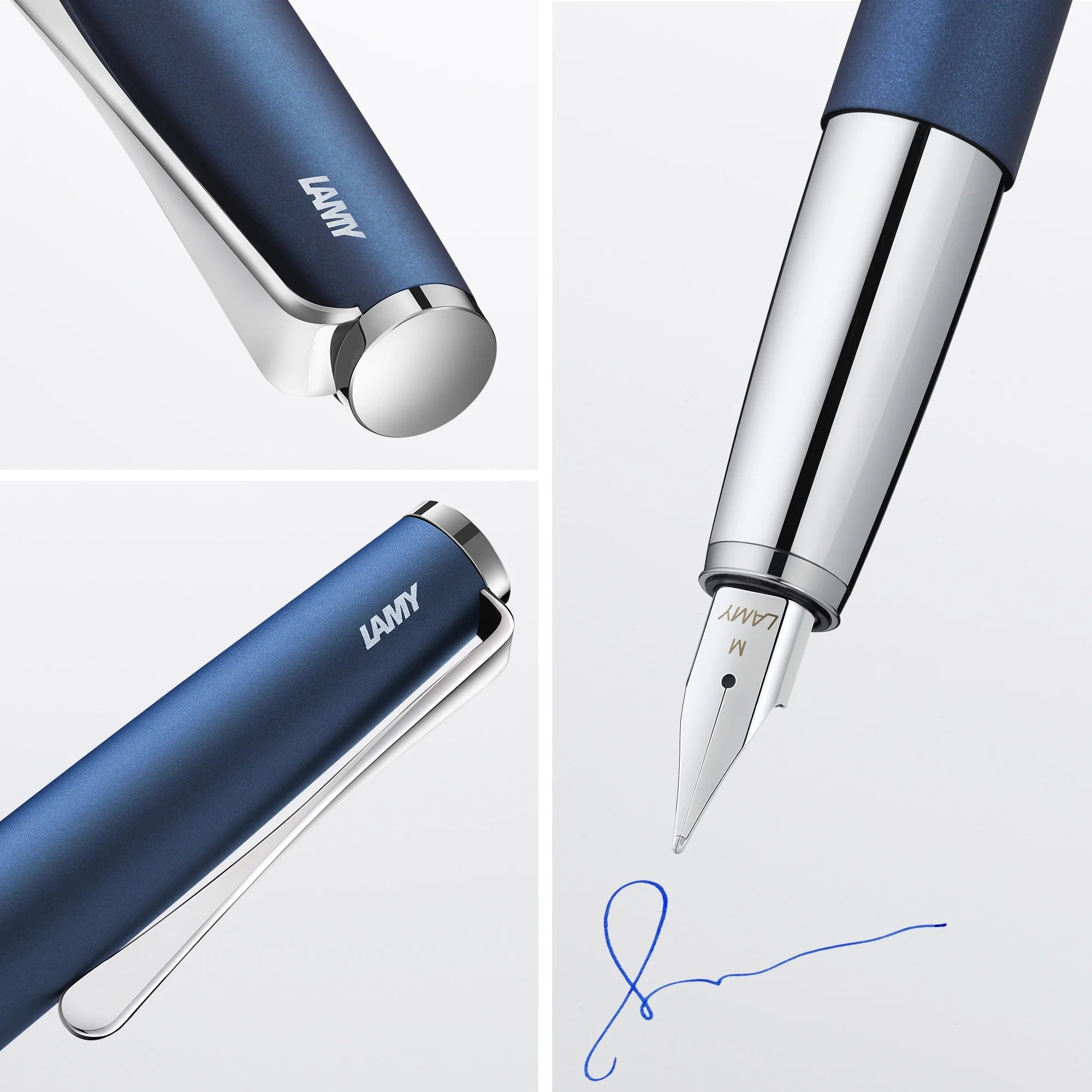 Stylo plume LAMY studio - Imperial Blue - Extra-fine (EF) - 4014519240396