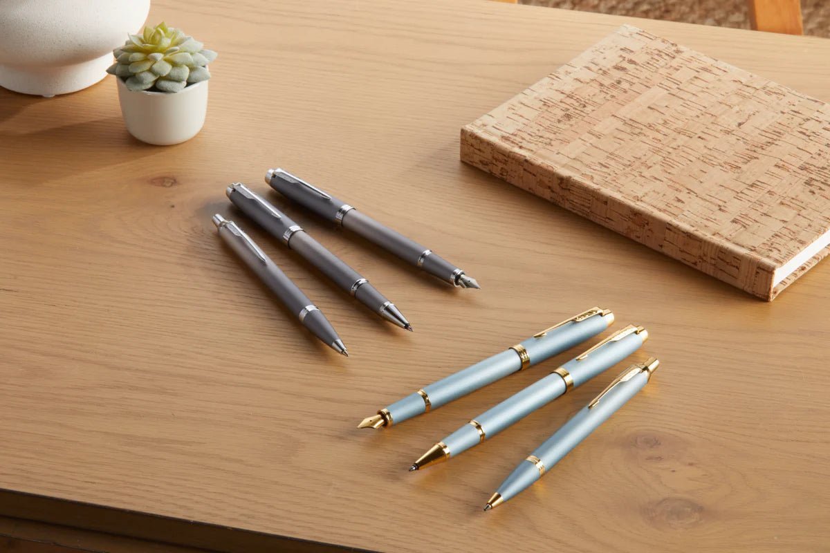 Stylo plume PARKER IM Writing Rituals - Turquoise GT - Fine (F) - 3026982038920