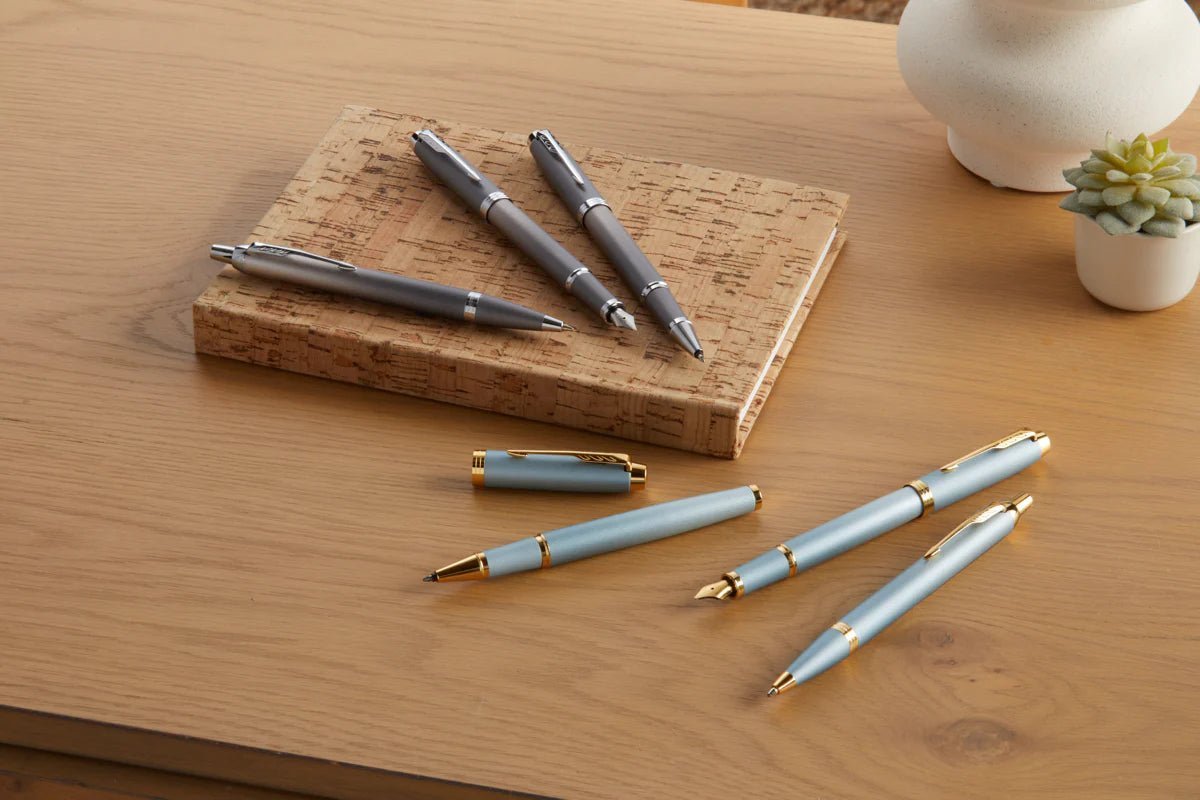 Stylo plume PARKER IM Writing Rituals - Turquoise GT - Fine (F) - 3026982038920
