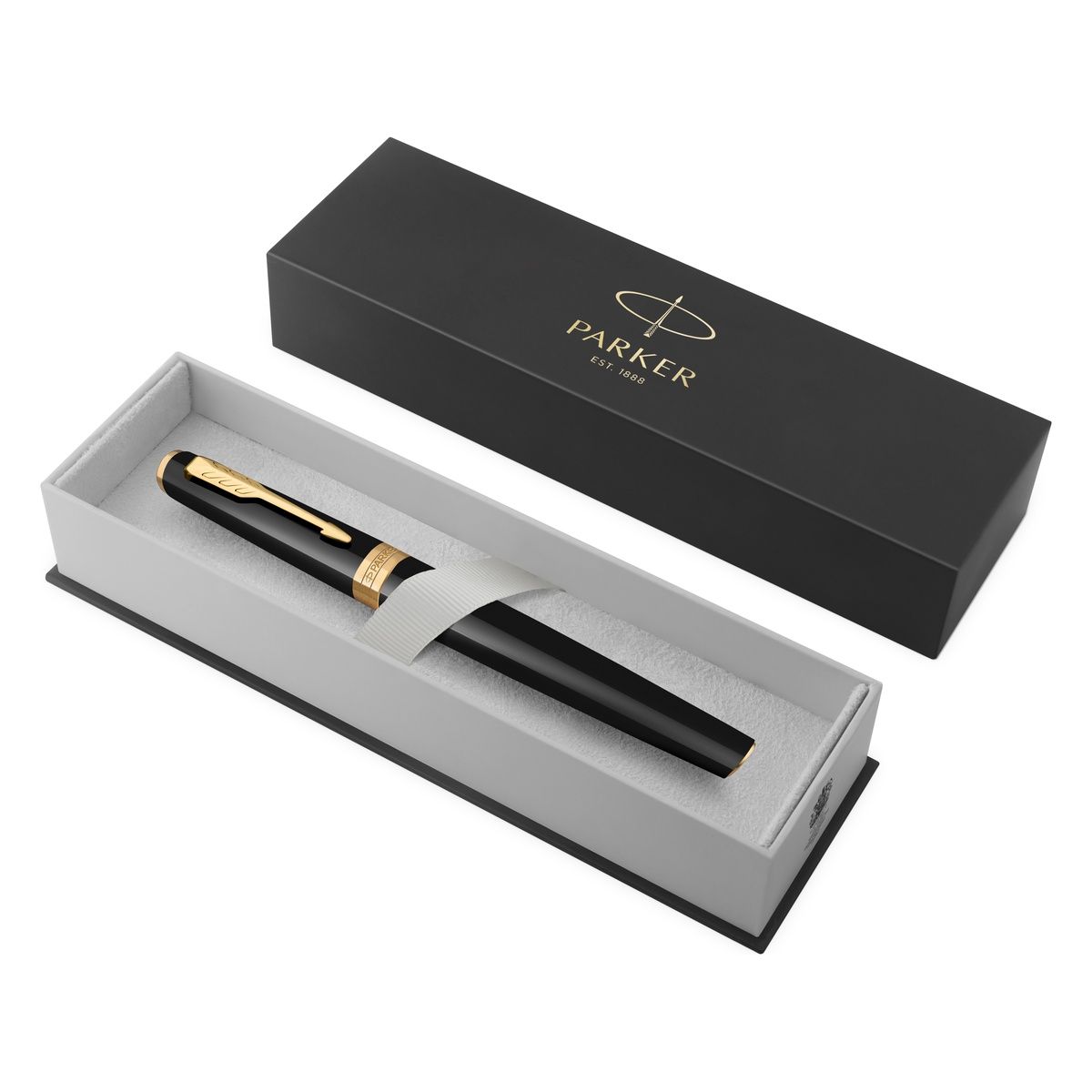 Stylo plume PARKER Meridian - Black GT - Fine (F) - 3026982313928