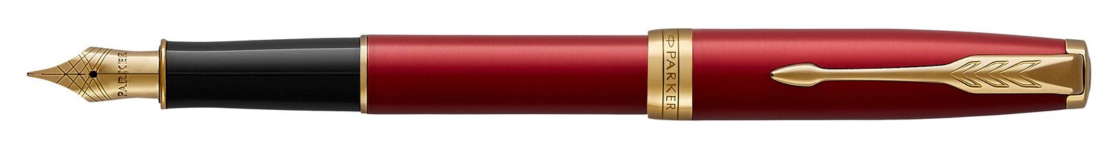 Stylo plume PARKER Sonnet - Fine (F) - Vernis Rouge GT - -
