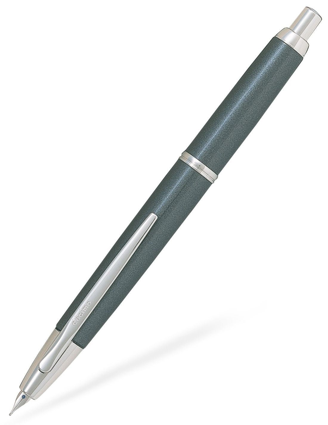 Stylo plume PILOT Capless Decimo - Grey - Fine (F) - 3131918291024