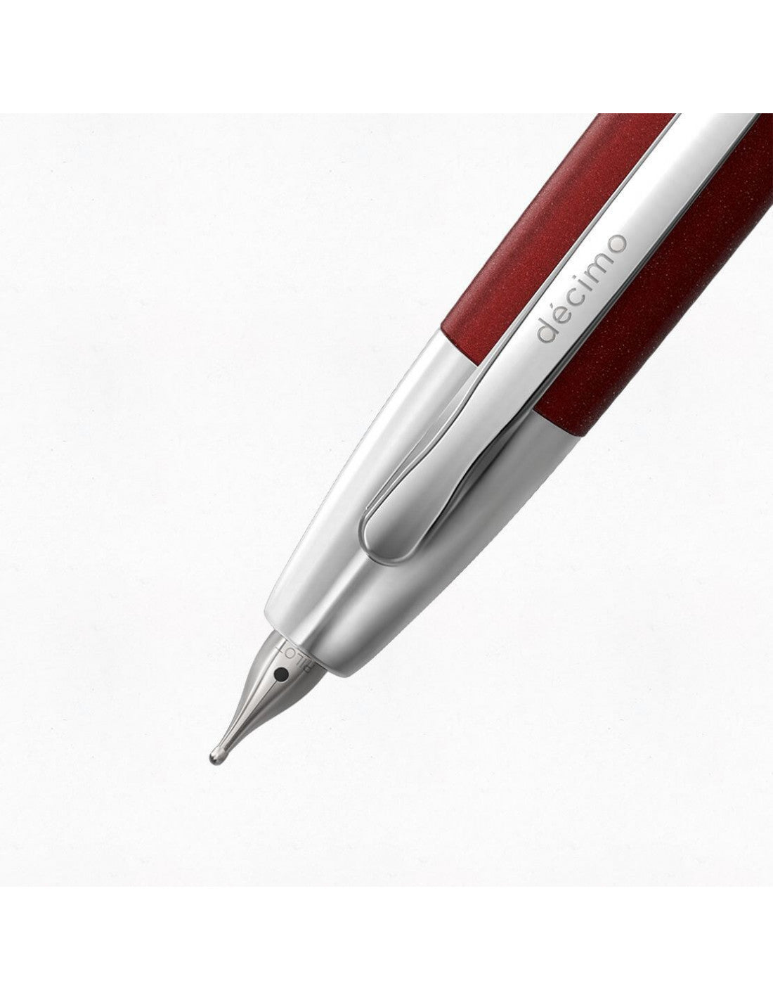 Stylo plume PILOT Capless Decimo - Red - Fine (F) - 3131910223481