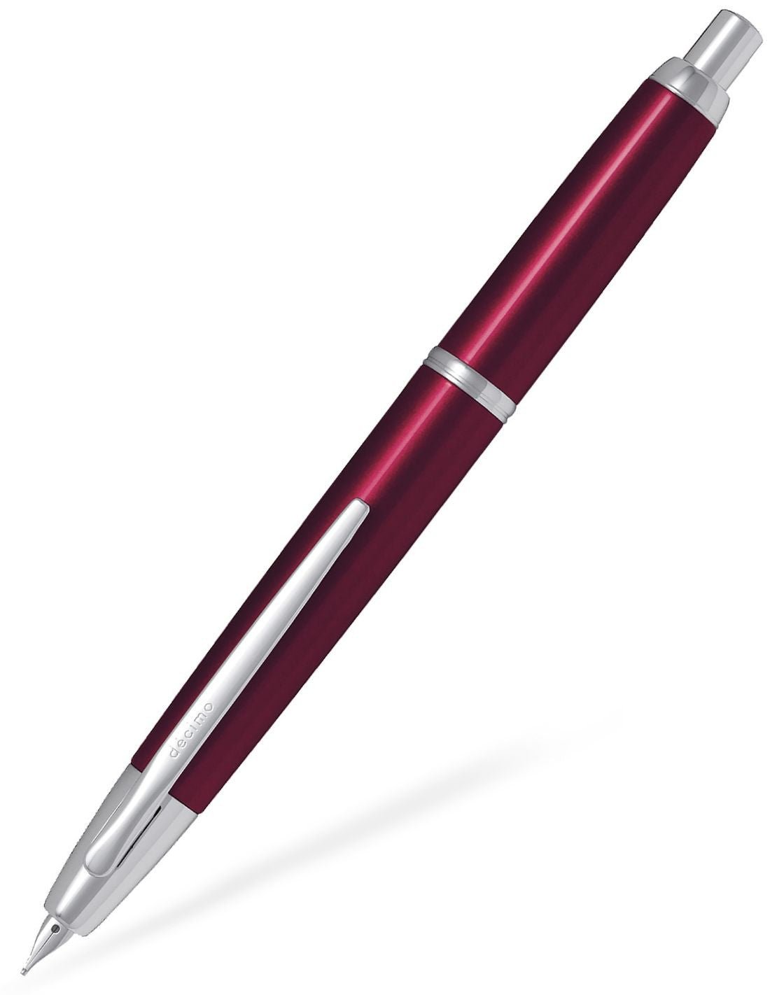 Stylo plume PILOT Capless Decimo - Red - Fine (F) - 3131910223481