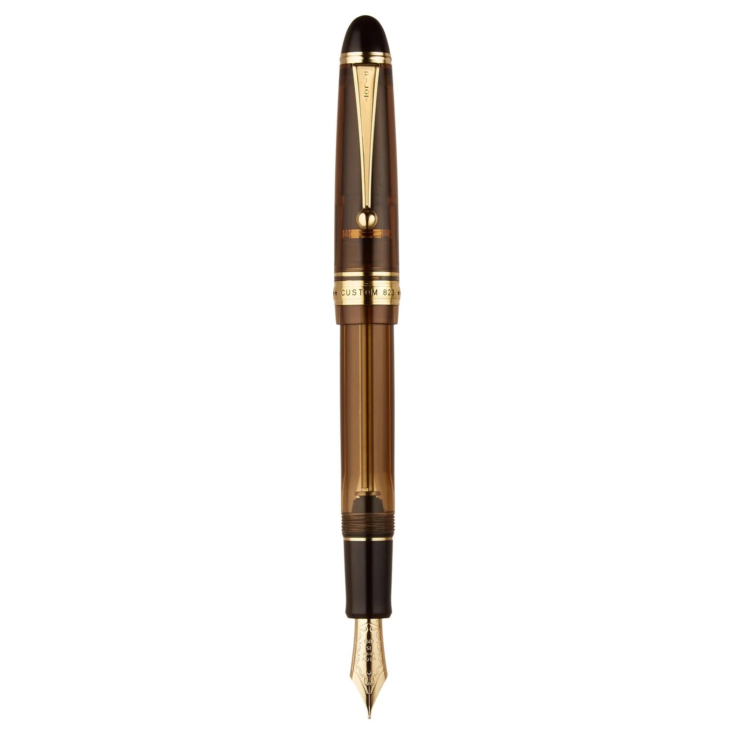 Stylo plume PILOT Custom 823 - Brun - Fine (F) - 3131910548324