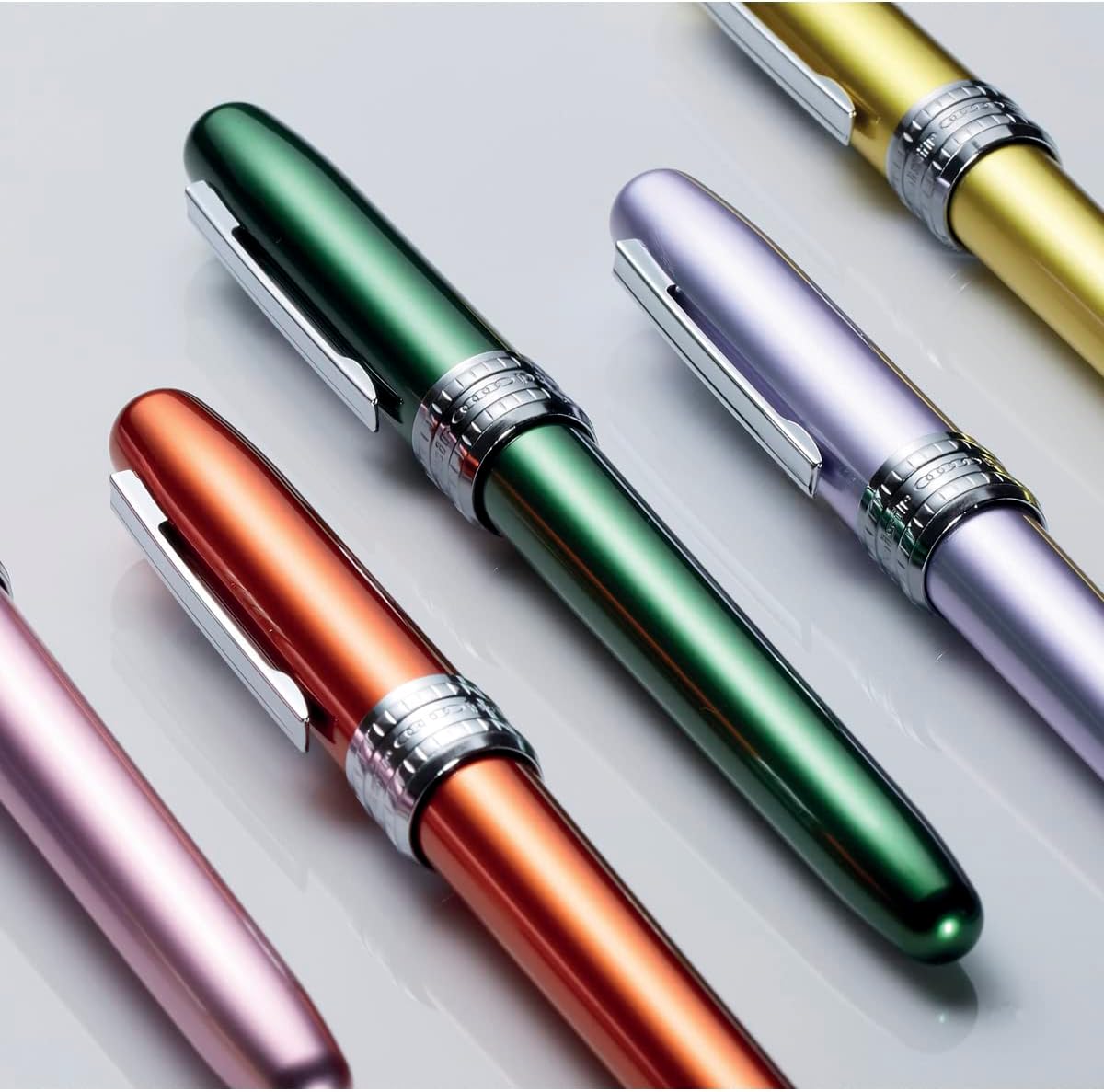Stylo plume PLATINUM Plaisir - Bleu - Fine (F) - 4977114911064