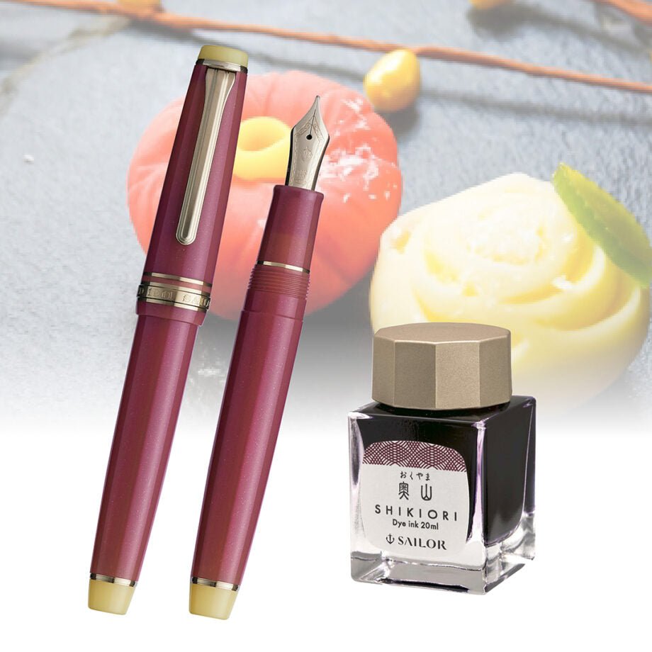 Stylo plume SAILOR Pro Gear Slim Japanese Sweets - Fine (F) - Nerikiri - 4901680175513